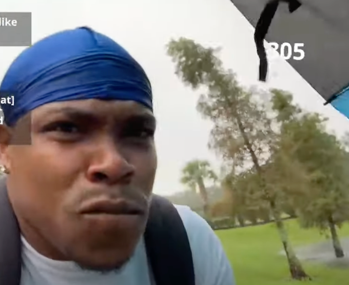 Streamer addresses backlash after filming in Florida river during Hurricane Milton